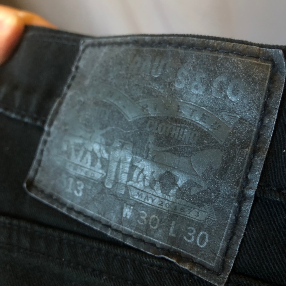 Levi’s 513 Straight Leg Black Jeans👖